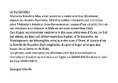 ORAN 1963 PAR L ADJUDANT JEAN BONNEMAISON